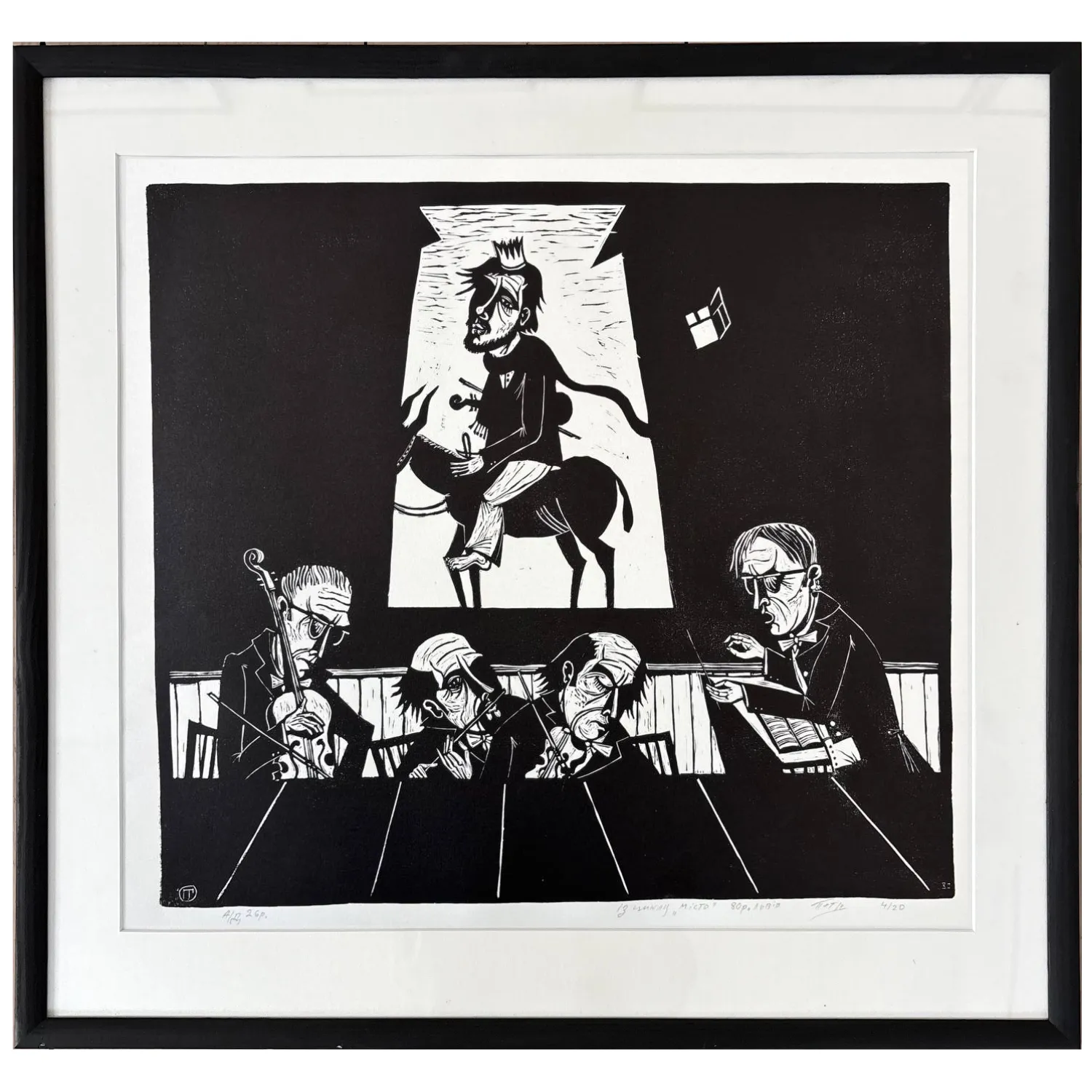Image of from the series "City" by Humeniuk Petro, made of ліногравюра, Graphics medium, priced at ₴350