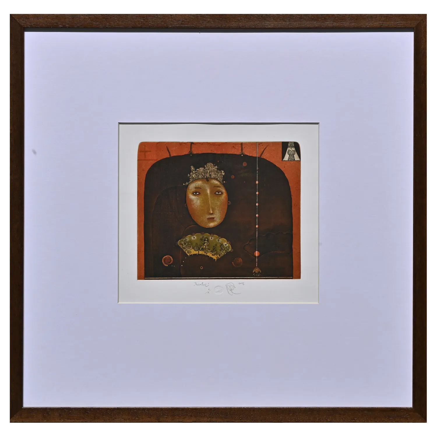 Image of theatre by Romanyshyn Roman, size: 17 х 19 см, Graphics medium