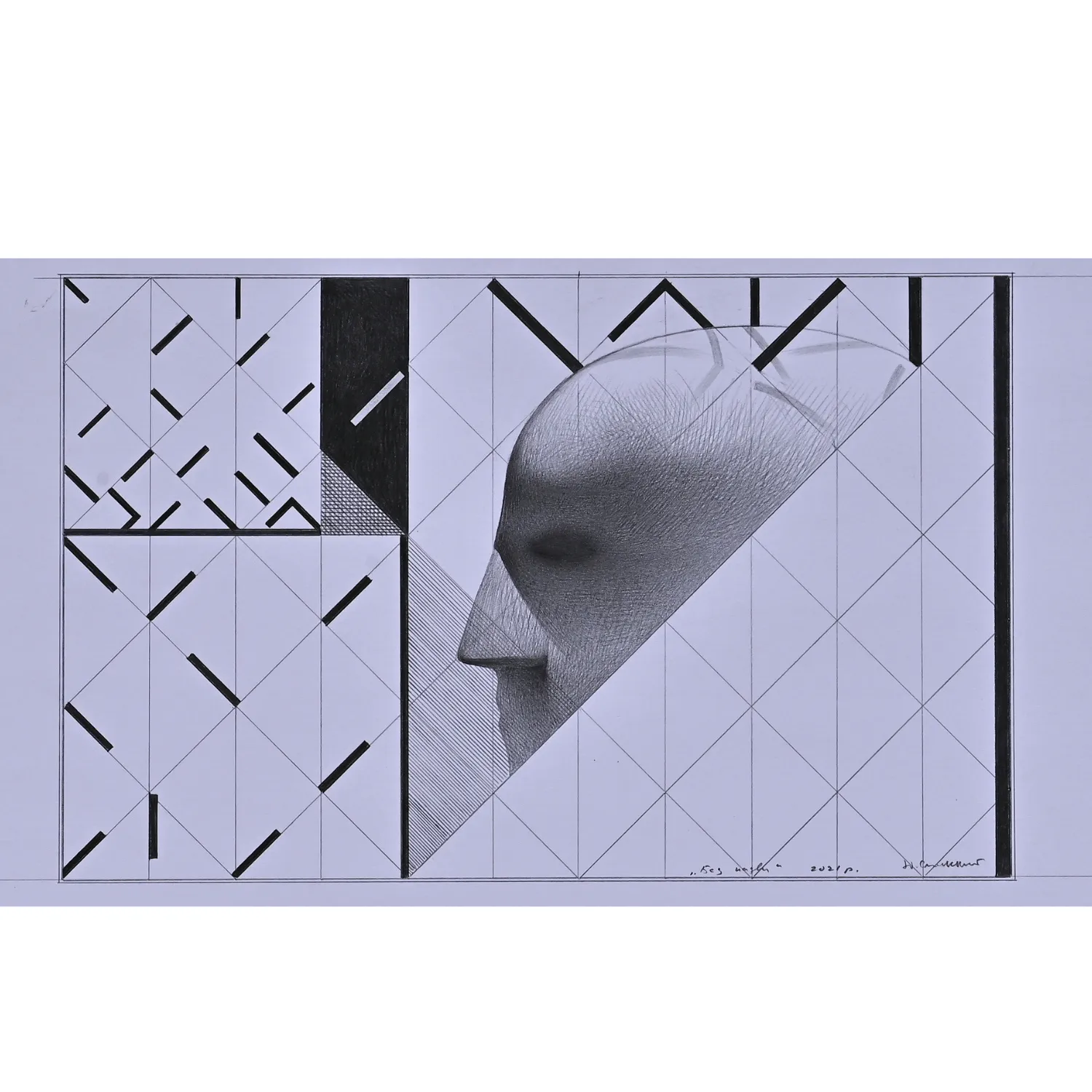 Image of untitled by Smolsky Yuriy, size: 24 х 15 см, made of paper, graphite, Graphics medium, priced at $500