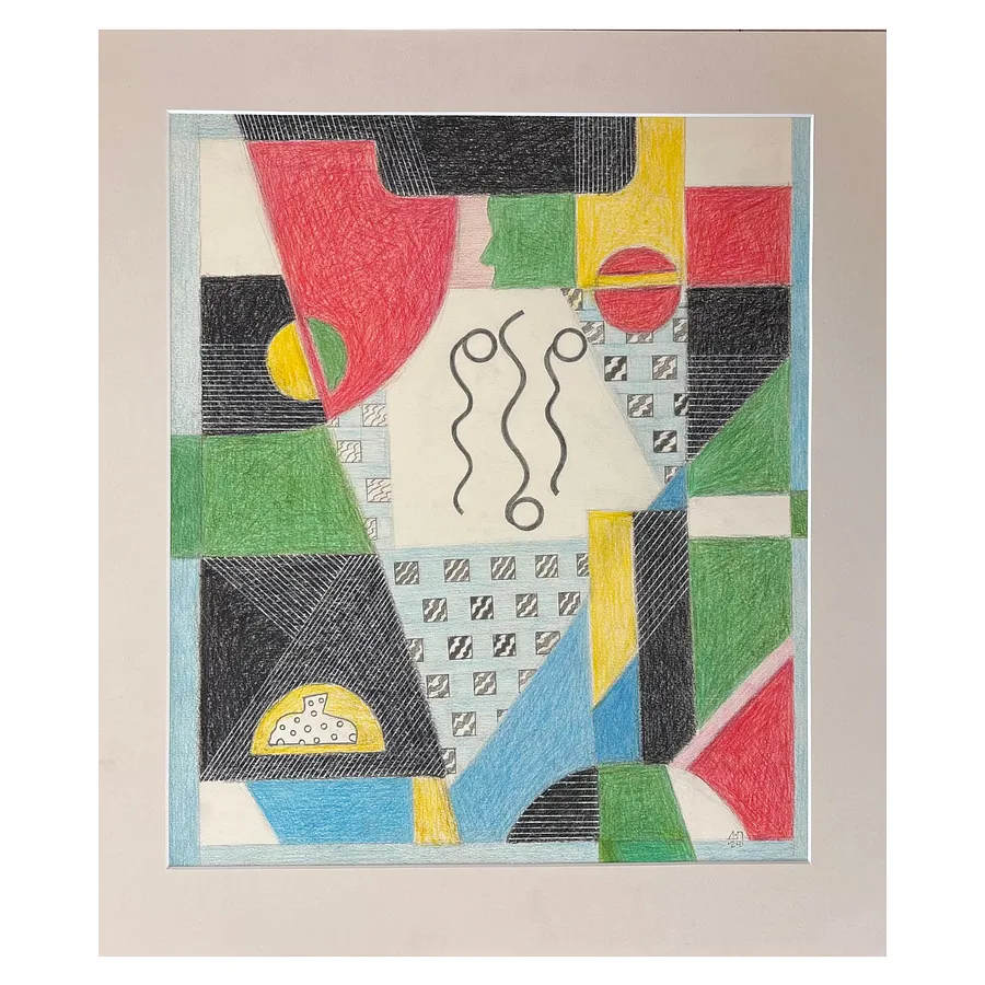 Image of Composition by Dmytro Paruta, size: 44,5 х 38 см, Graphics medium, priced at $250