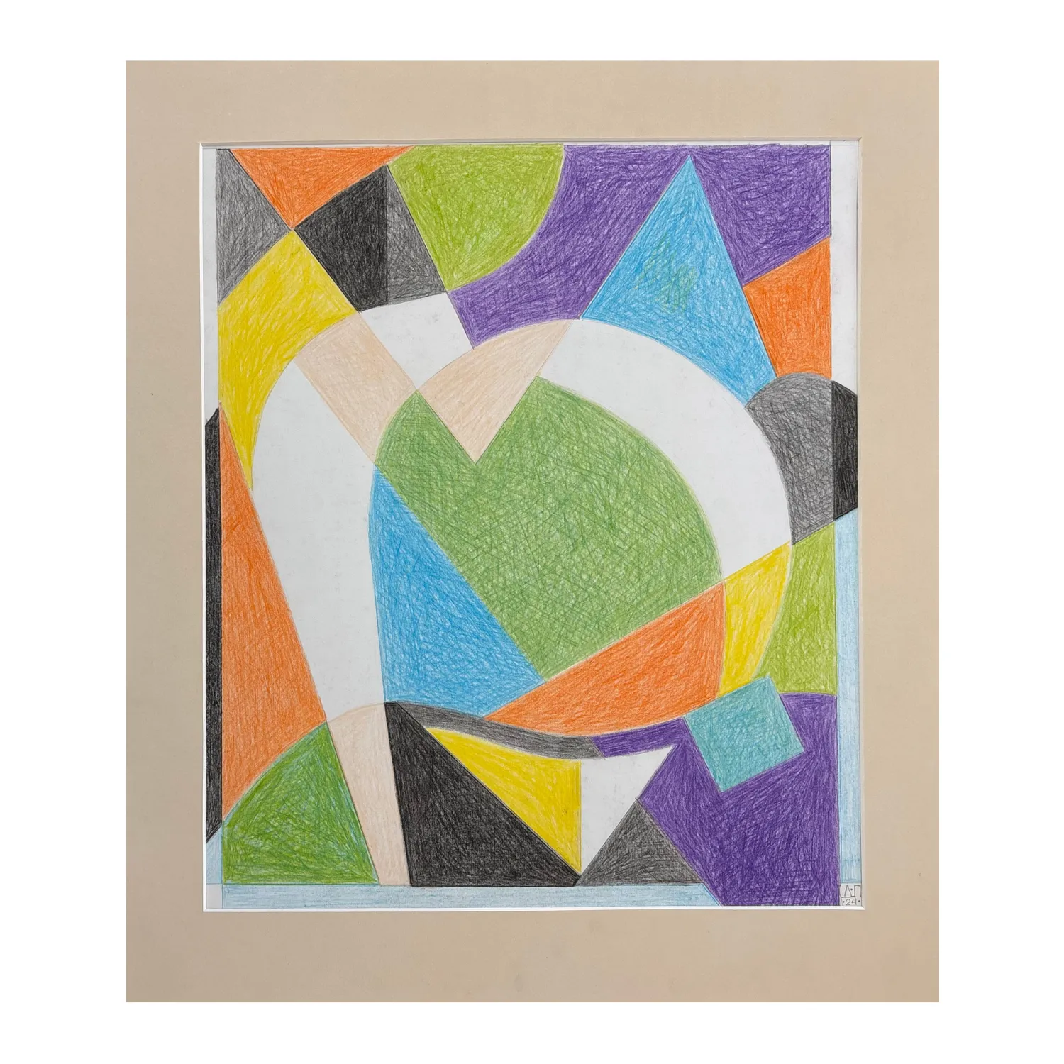 Image of composition by Dmytro Paruta, size: 44,5 х 38, Graphics medium, priced at $250