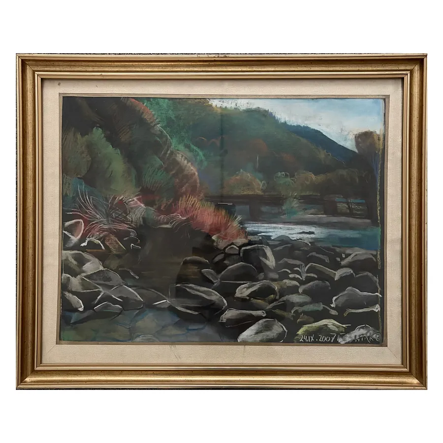 Зображення "Карпати ІІ" від Безніско Євген, розмір: 41, 5 х 55 см, матеріали: папір, пастель, медіум: Живопис, ціна: $250