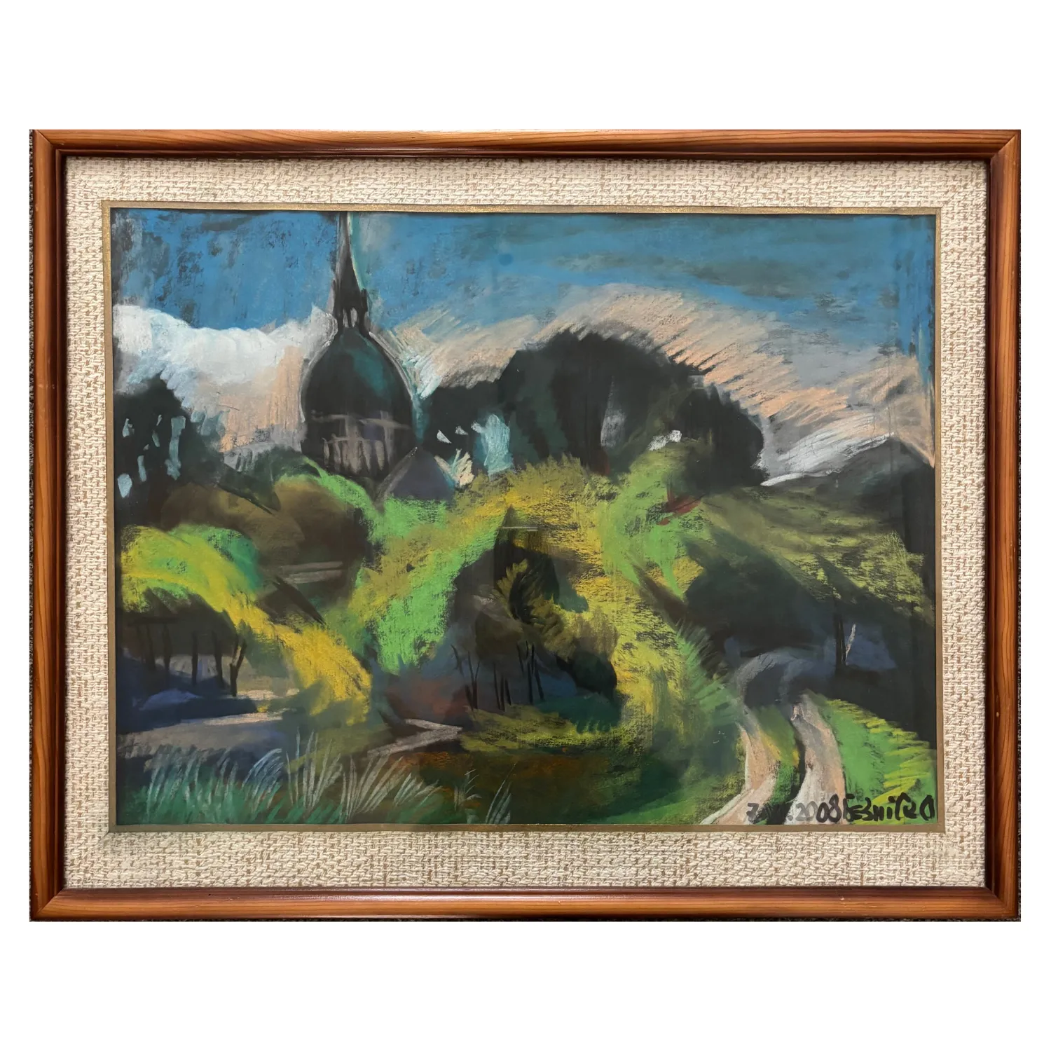 Image of Літо by Beznisko Yevhen, size: 40,5 х 54,5 см, made of папір, пастель, Painting medium, priced at $0
