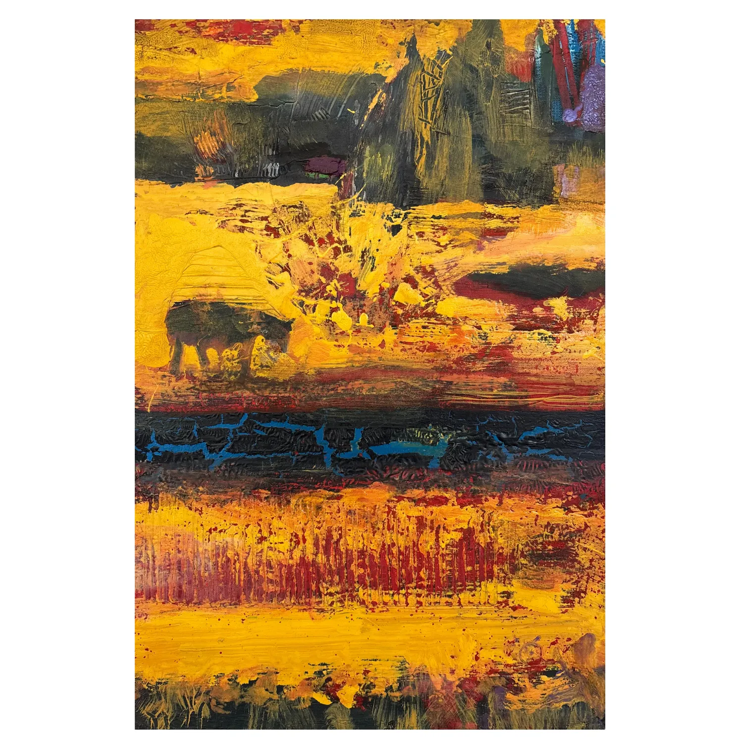 Image of autumn landscape  by Romanyshyn Roman, size: 60 х 40 см, made of полотно, олія, Painting medium, priced at $1700