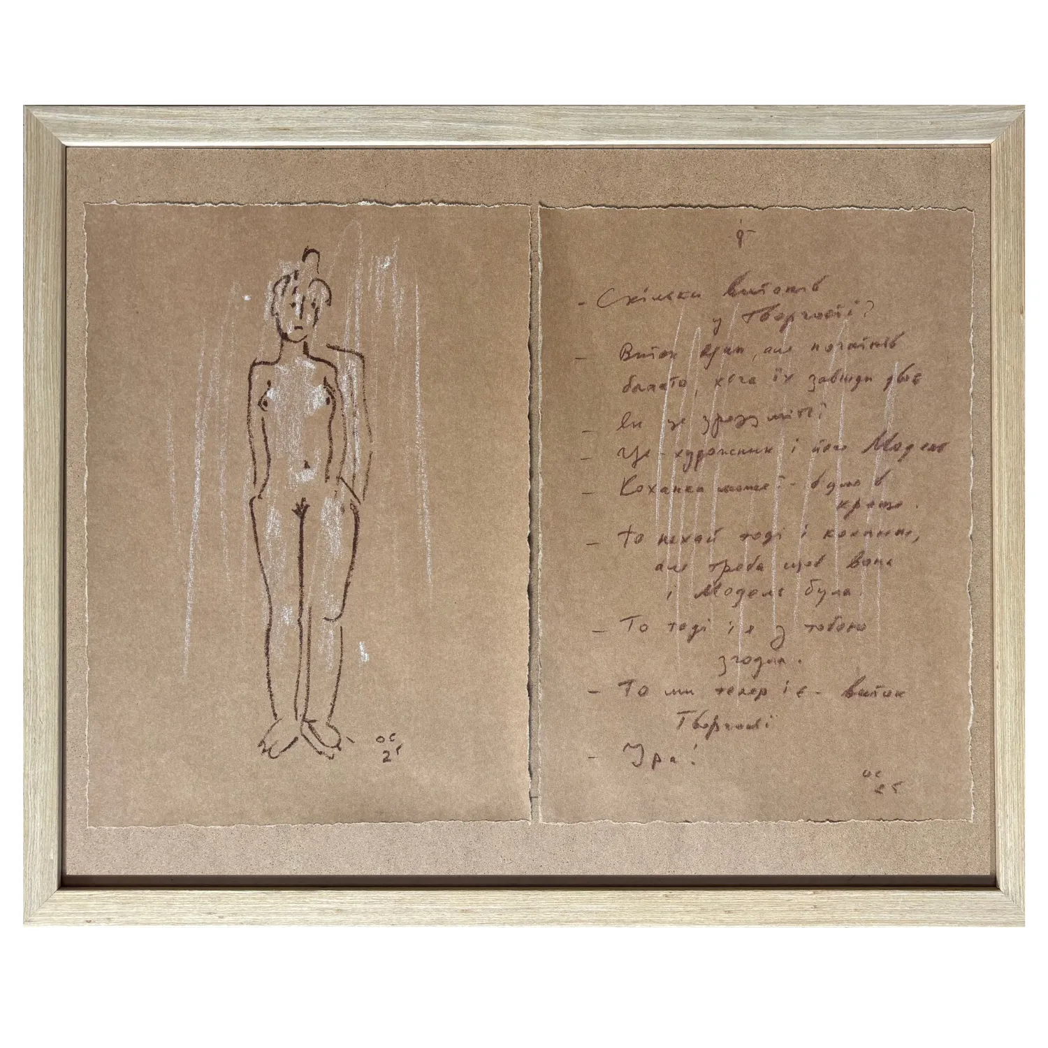 Image of from the series "My model" by Sukholit Oleksandr, size: 32 х 47 см, Graphics medium, priced at €400