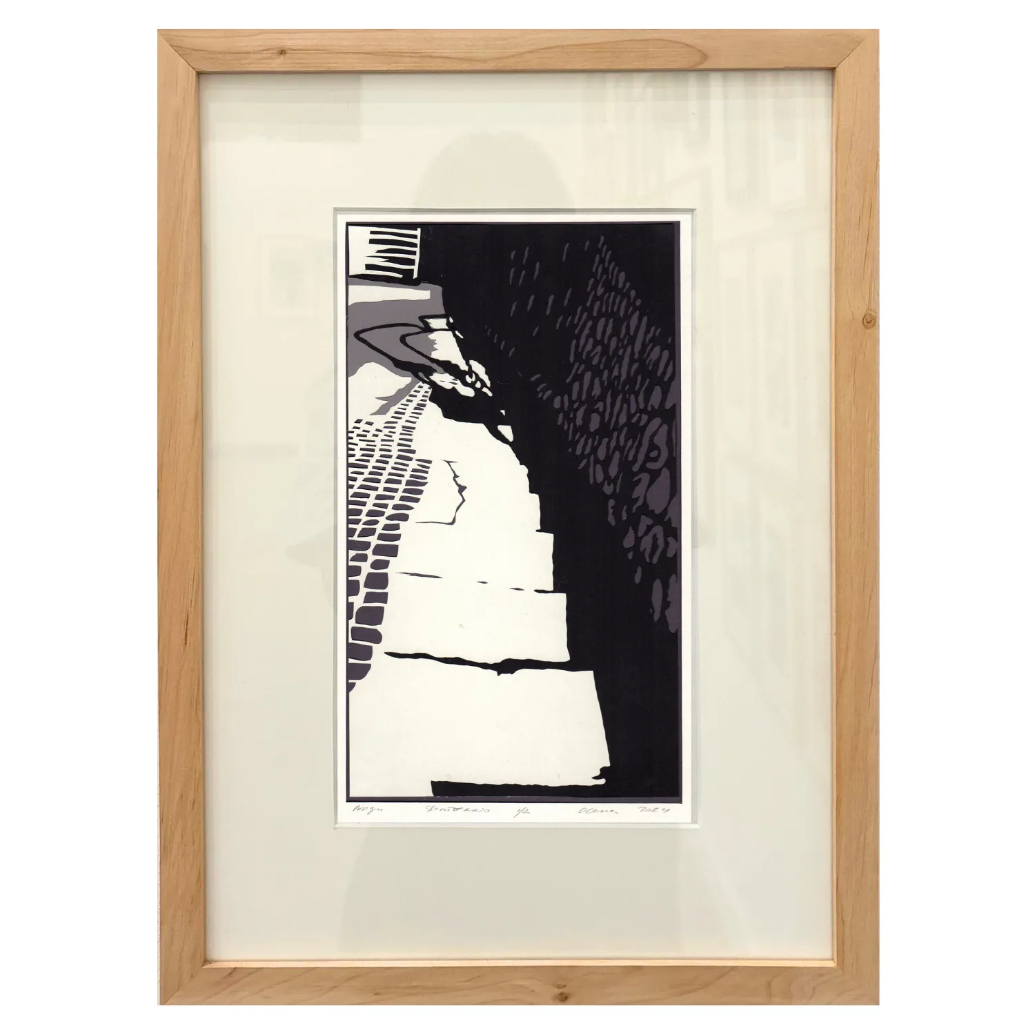 Image of Сходи. фонтеккіо. by Olena Turyanska, size: 16 х 28 см, made of папір, витинання, аплікація, Appliqué medium, priced at $550