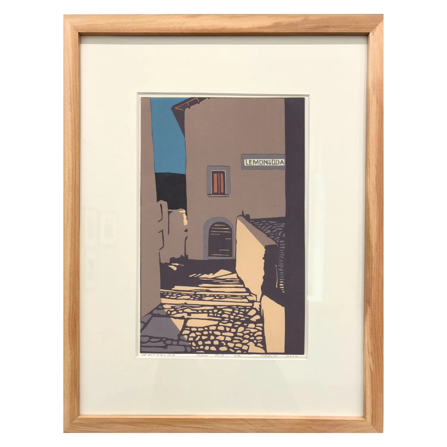 Зображення "lemonsada. сан піо" від Турянська Олена, розмір: 19 х 24 см, матеріали: папір, витинання, аплікація, ціна: $600