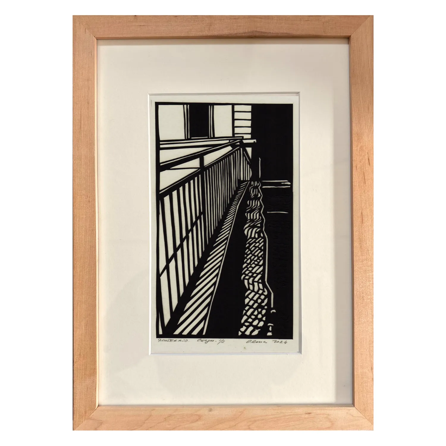 Image of Сходи. Фонтеккіо by Olena Turyanska, size: 13 х 22 см, priced at $500