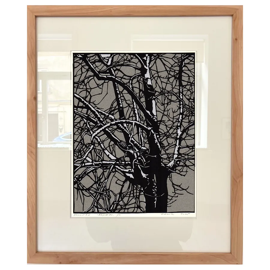 Image of Зимове дерево by Olena Turyanska, size: 23 х 30,5 см, priced at $600