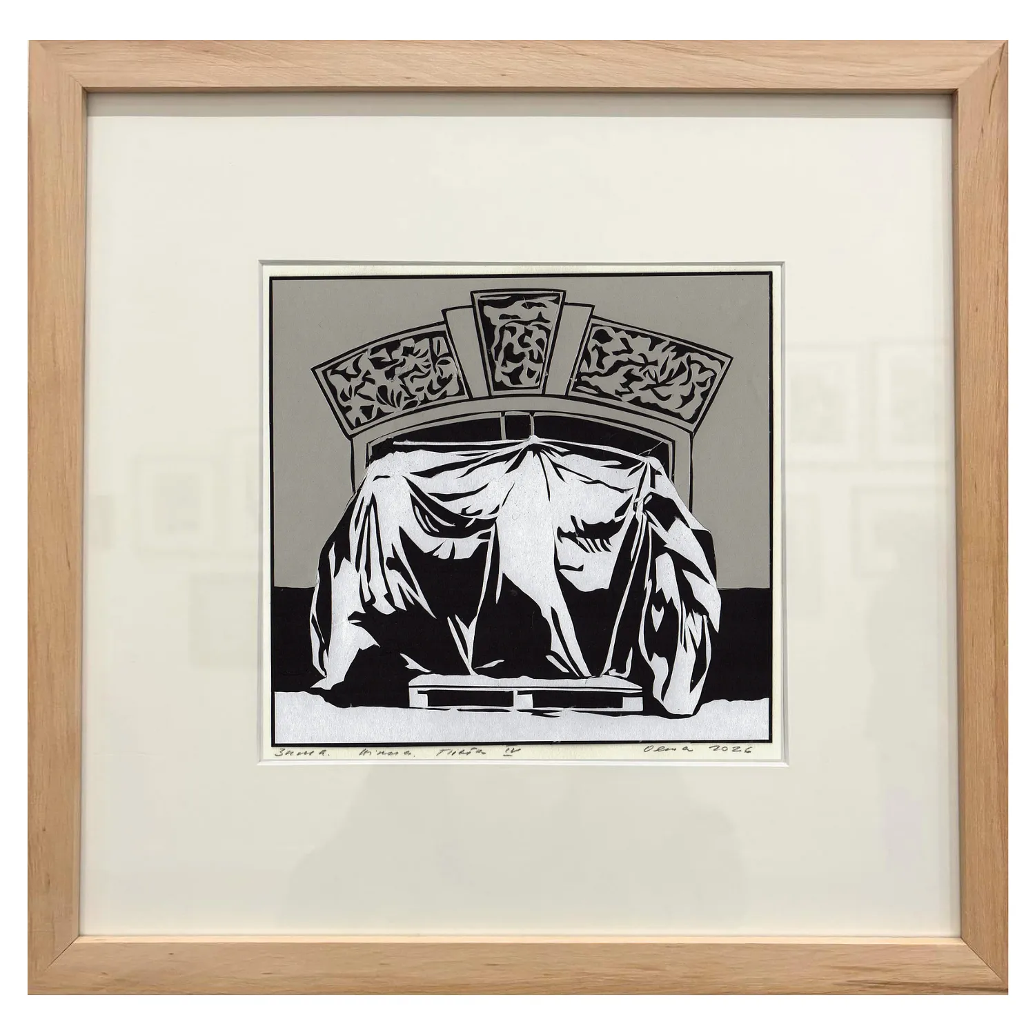 Image of Зима. Вікна. Пієта IV by Olena Turyanska, size: 18 х 19 см, priced at $450