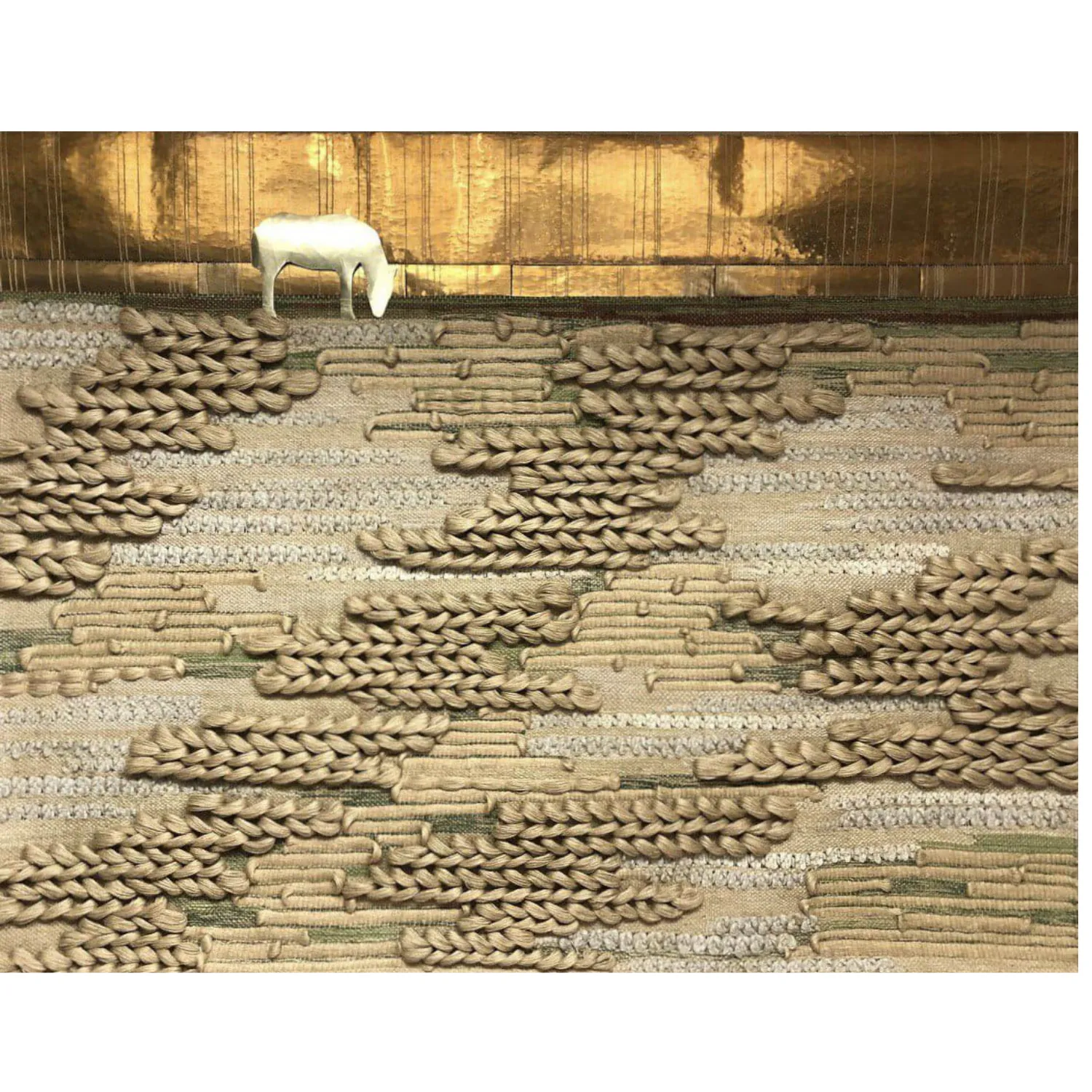 Image of За обрій by Tkachuk Yaroslava, size: 170 х 220 см, Textiles medium, priced at $6500