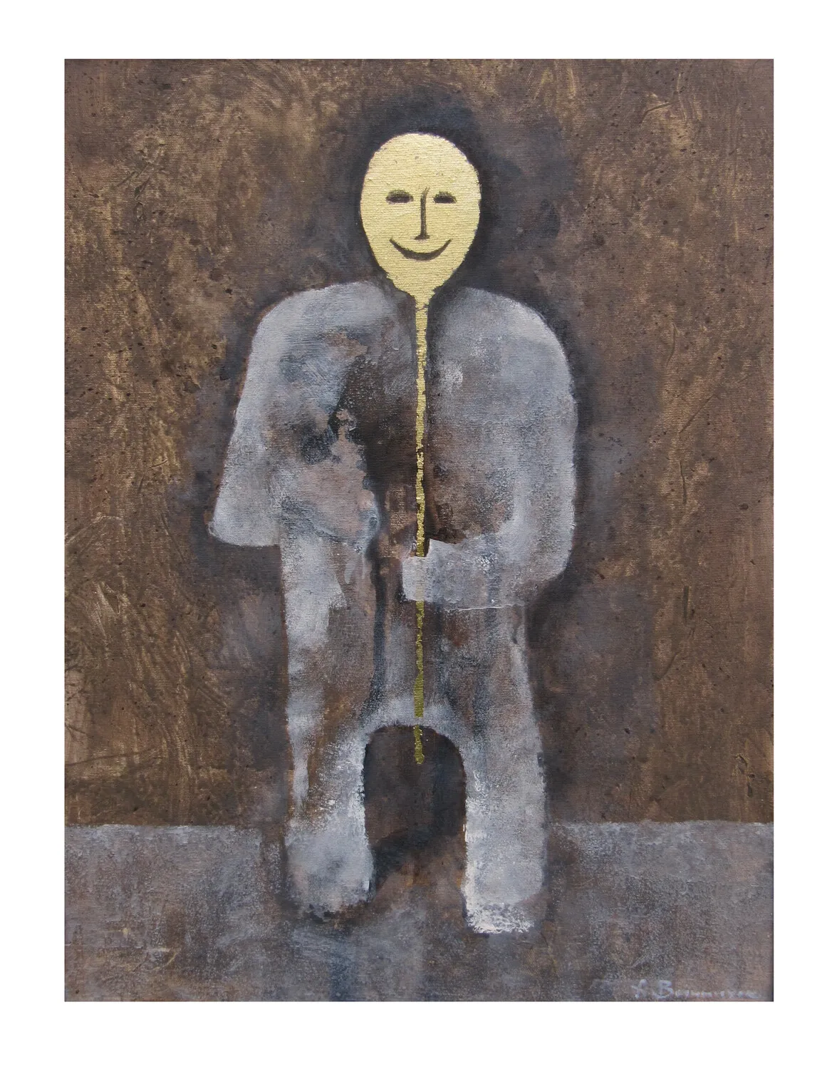 Image of "Mask" by Vynnychok Andriy, size: 60х46 см, made of Oil paint, canvas., Painting medium, priced at $700