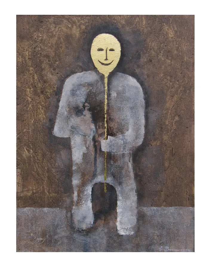 Image of "Mask" by Vynnychok Andriy, size: 60х46 см, made of Oil paint, canvas., Painting medium, priced at $700