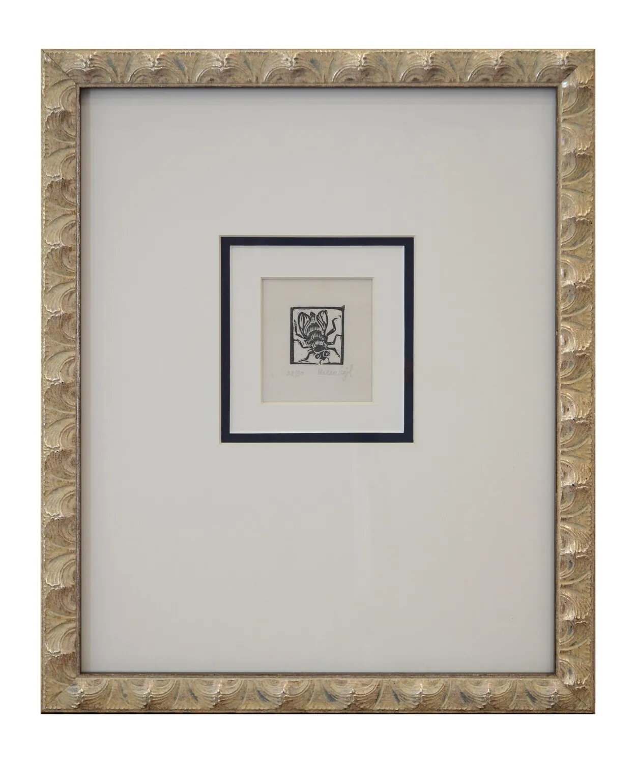 Зображення "«Бджола»" від Зігл Гелен, розмір: 6,5х6 см, матеріали: Папір., медіум: Дереворіз, ціна: $150