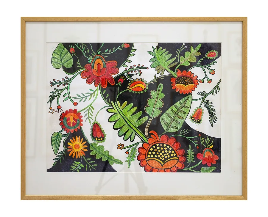 Image of Flowers by Paruta-Vitruk Olha, size: 36х48 см, made of Paper, pastel., Graphics medium, priced at $150