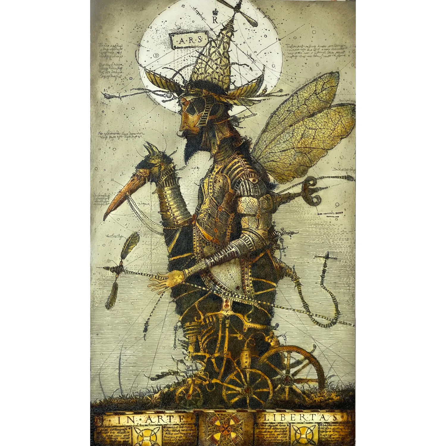 Зображення "В мистецтві свобода" від Денисенко Олег , розмір: 84 х 50 см, матеріали: дерево, левкас, олія, ціна: $2650