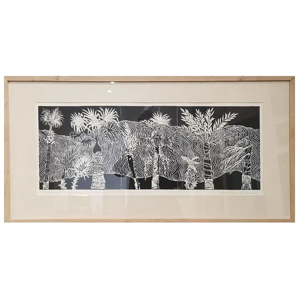 Image of Egyptian Memories by Motyka Mariana, size: 100х50 см, made of Paper., Linocut medium, priced at $180