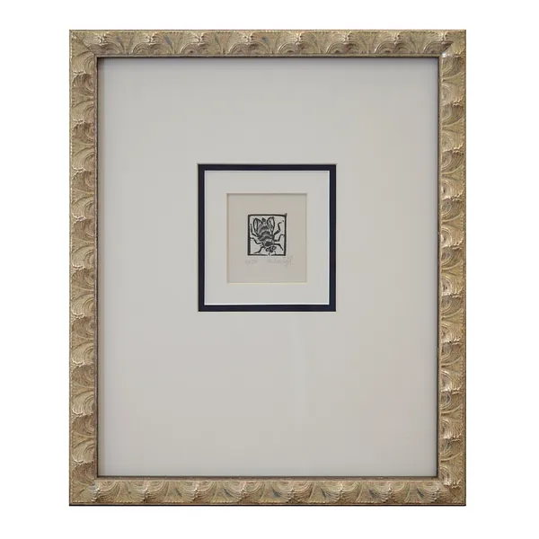 Image of "Bee" by Ziegl Helen, size: 6,5х6 см, made of Paper., Woodcut medium, priced at $150