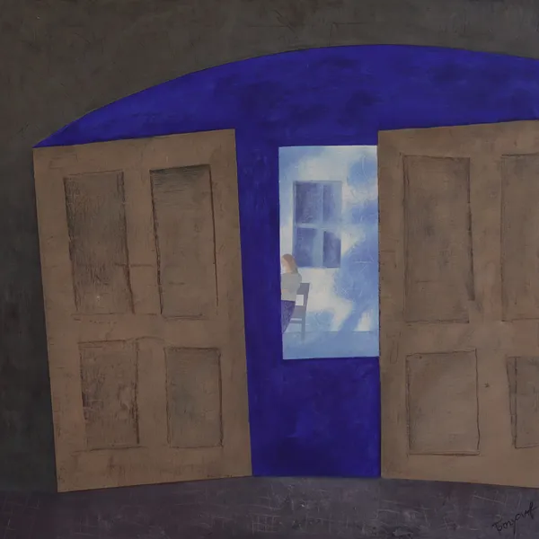 Image of "The Gate" by Bohuslavskyi Volodymyr, size: 100х100 cm, Painting medium, priced at $1800