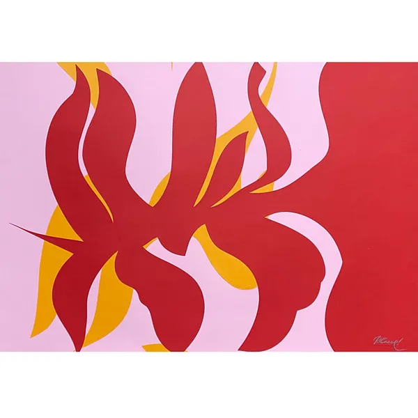 Image of "Shadow of a Flower" by Pliatsko Mariia, size: 70x100 cm, made of paper, Graphics medium, priced at $500