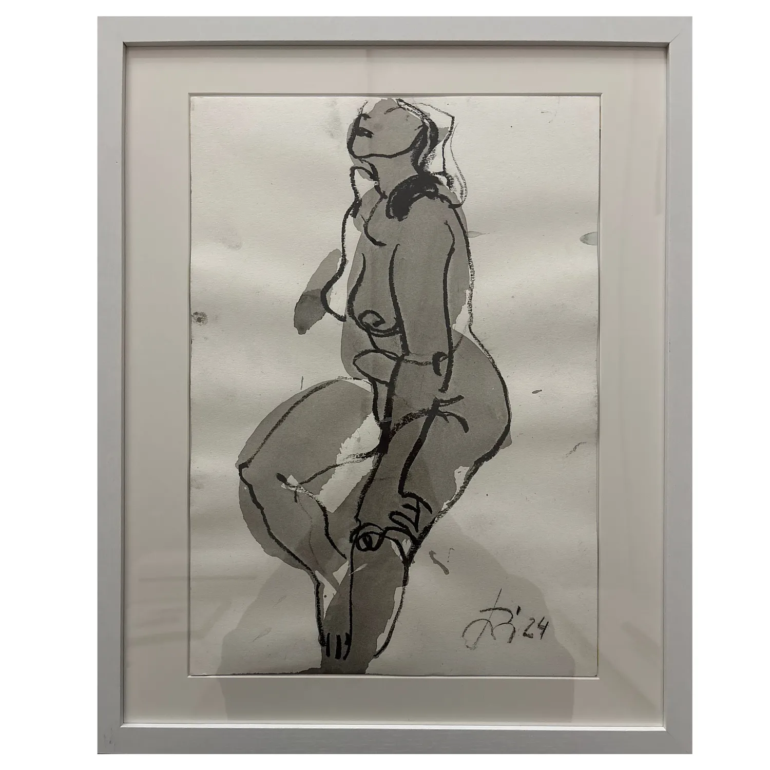 Image of untitled by Hai Serhiy, size: 42 х 29 см, made of paper, ink, black sauce, Graphics medium, priced at $300