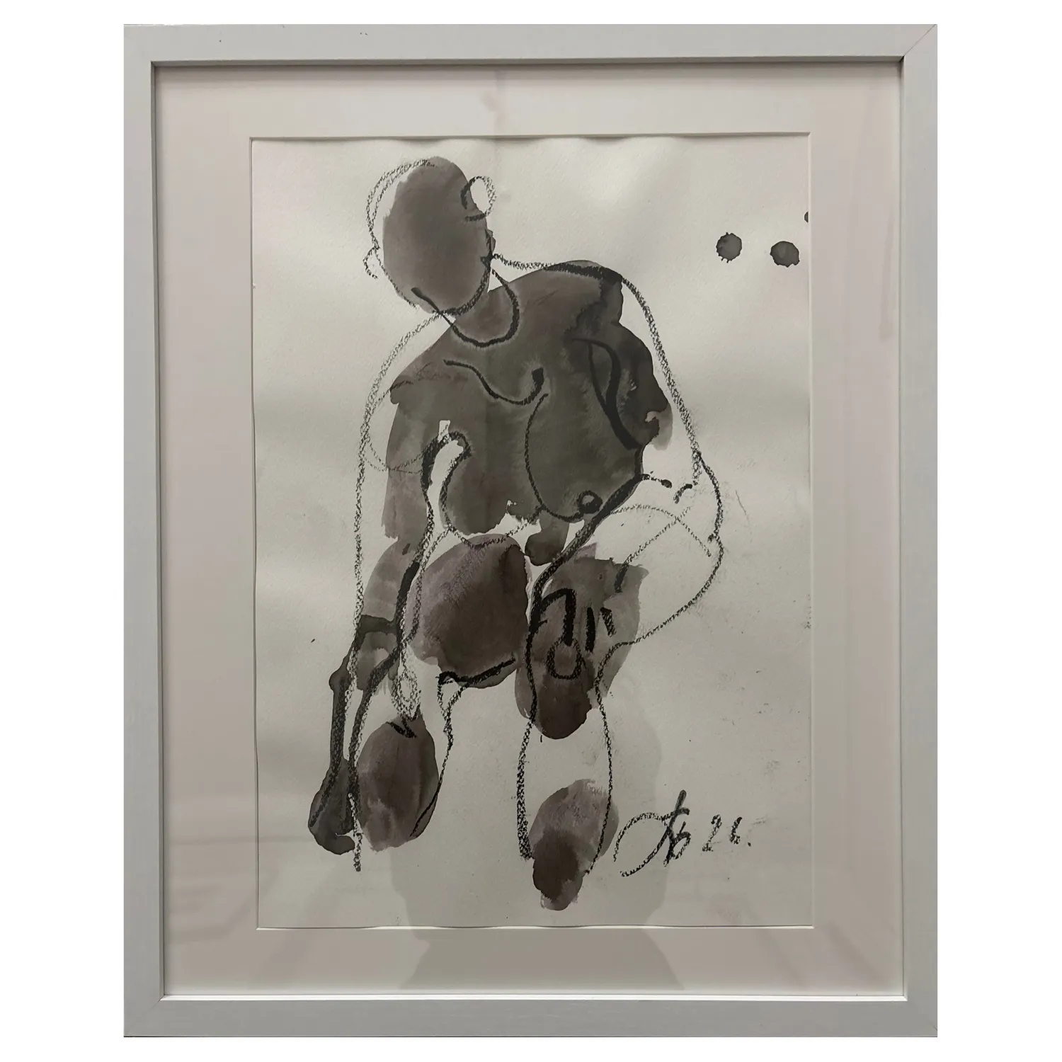 Image of untitled by Hai Serhiy, size: 42 х 29 см, made of paper, ink, black sauce, Graphics medium, priced at $300