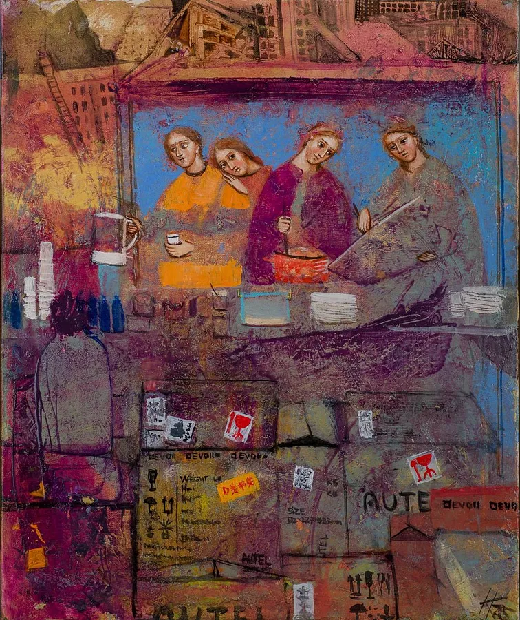 Image of Misericordia by Kosianenko Kateryna, size: 60х50, Painting medium, priced at $3500