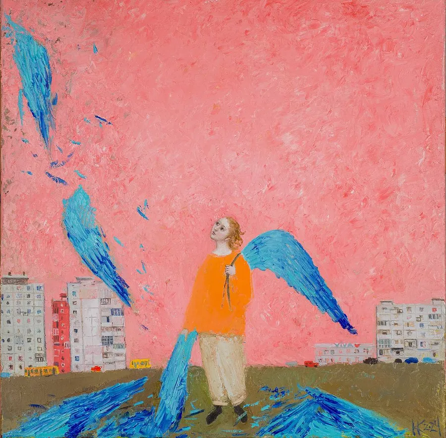 Image of Wings by Kosianenko Kateryna, size: 50х50, Painting medium, priced at $3500