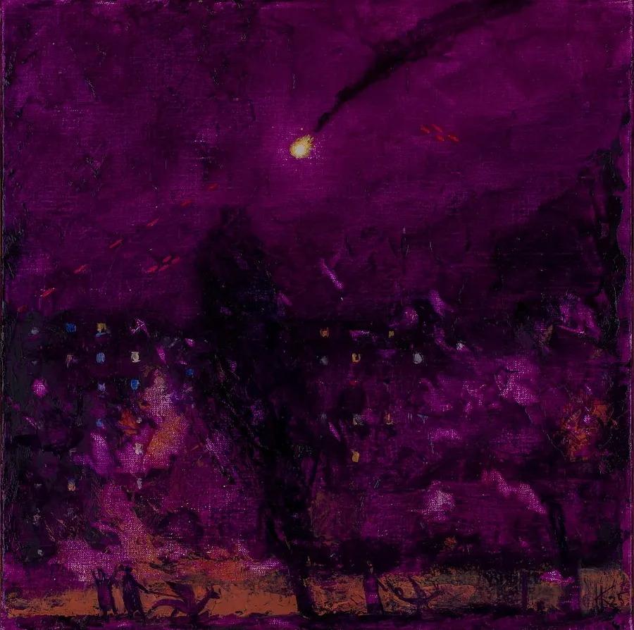 Image of Evening Walk by Kosianenko Kateryna, size: 50х50, Painting medium, priced at $3500