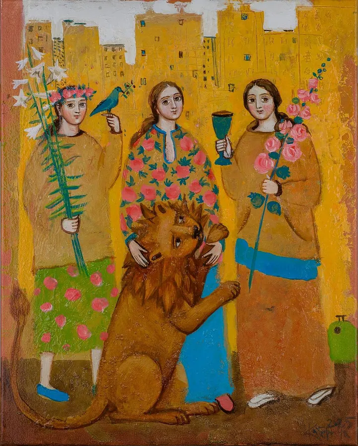 Image of Girls by Kosianenko Kateryna, size: 50х40, Painting medium, priced at $3500