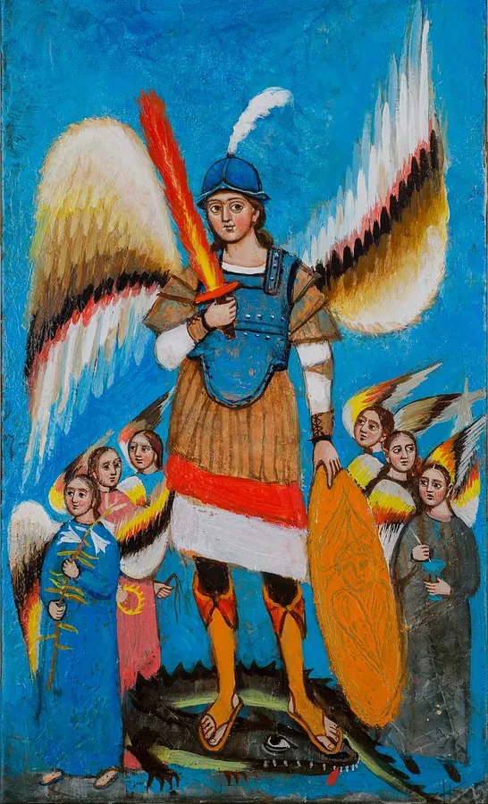 Image of Archistrateges by Kosianenko Kateryna, size: 50х30, Painting medium, priced at $1900