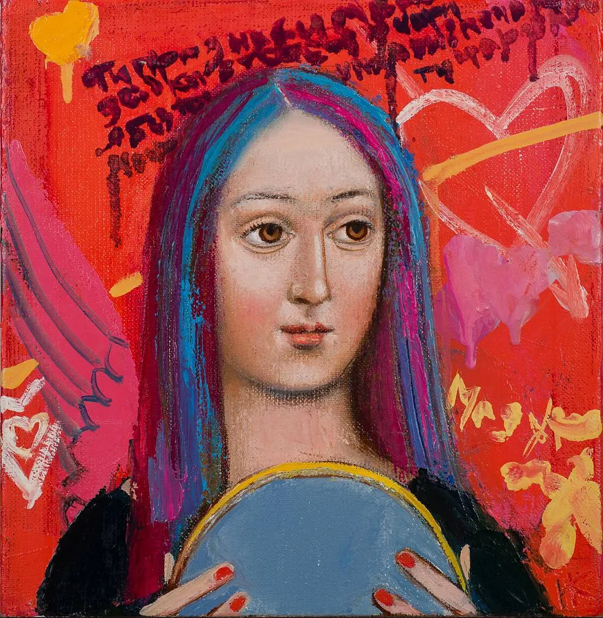 Image of New Hairdo by Kosianenko Kateryna, size: 24х24, Painting medium, priced at $700