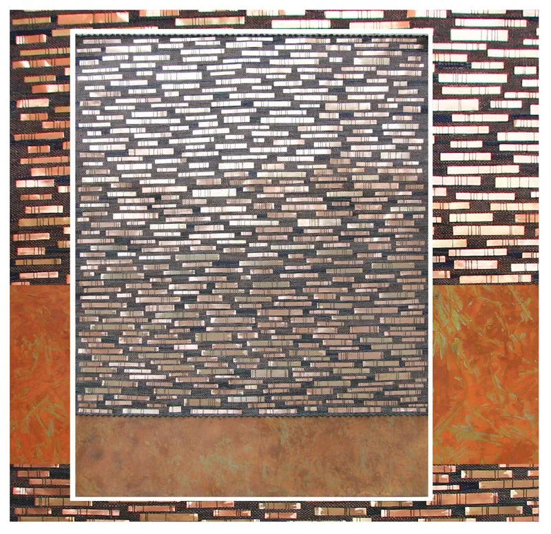 Image of "Horizon" by Tkachuk Yaroslava, size: 230x190 cm, made of linen, copper, iron, author's technique  medium, priced at $8000