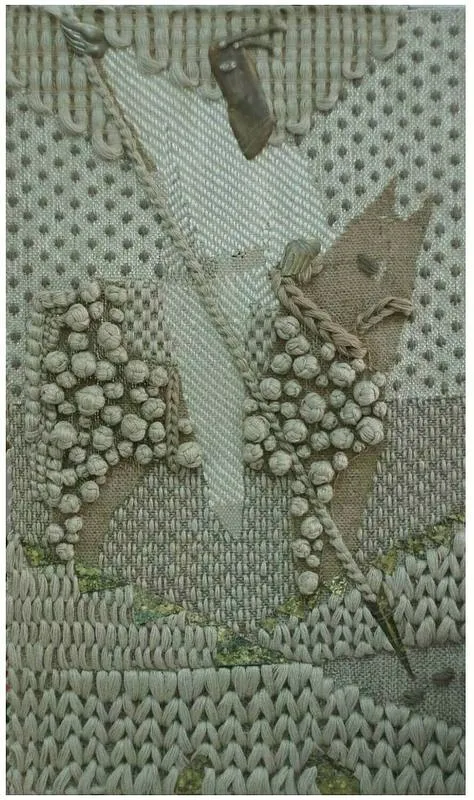 Зображення "«Святий Юрій»" від Ткачук Ярослава , розмір: 150x75 cm, матеріали: льон, латунь, мідь, медіум: Текстиль, ціна: $1000