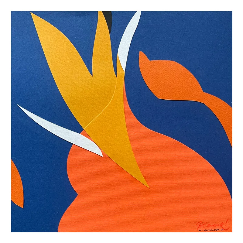 Image of "Sketch 21" by Pliatsko Maria, size: 20x20 cm, made of paper, Appliqué medium, priced at $80
