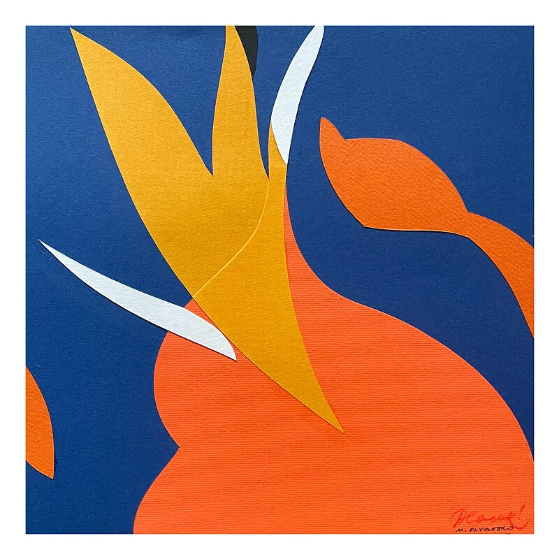 Image of "Sketch 21" by Pliatsko Maria, size: 20x20 cm, made of paper, Appliqué medium, priced at $80