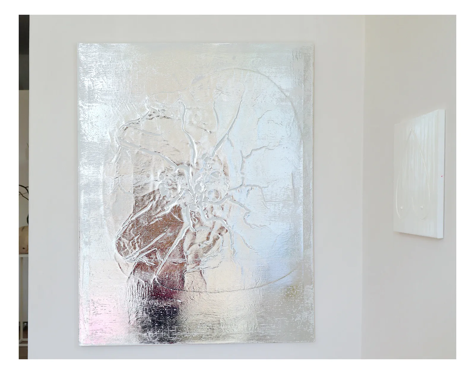 Image of Silver land by Ruslan Tremba, size: 100х80, made of canvas, acrylic, enamel, Painting medium, priced at $2000