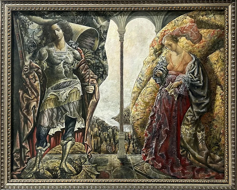 Image of Георгій Змієборець by Andriy Kudryavchenko, size: 40х50, made of полотно, олія, Painting medium, priced at $1500