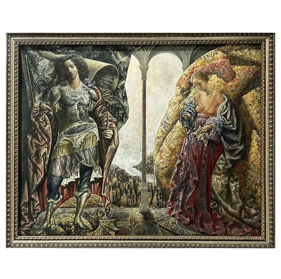 Image of Saint George by Kudriavchenko Oleksandr, size: 40х50, made of canvas, oil, Painting medium, priced at $1500