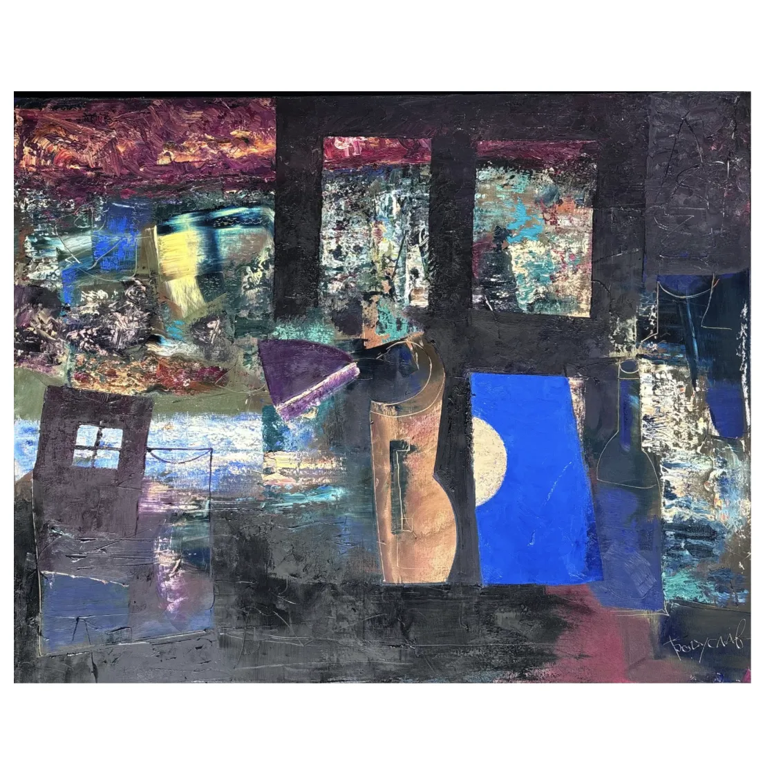 Image of Evening by Bohuslavsky Volodymyr, size: 80х100, made of сanvas, oil, Painting medium, priced at $2400