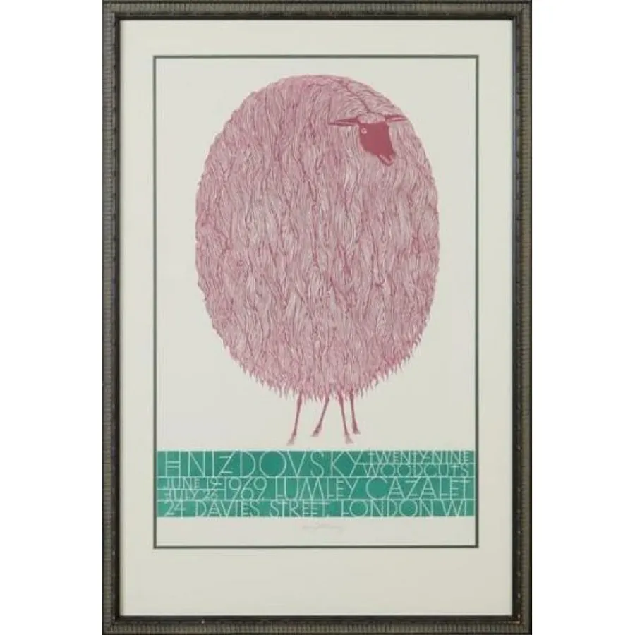 Image of London Poster by Hnizdovsky Jacques , size: 81х50 см, Woodcut medium, part of the edition of 200 printed series, priced at $2500