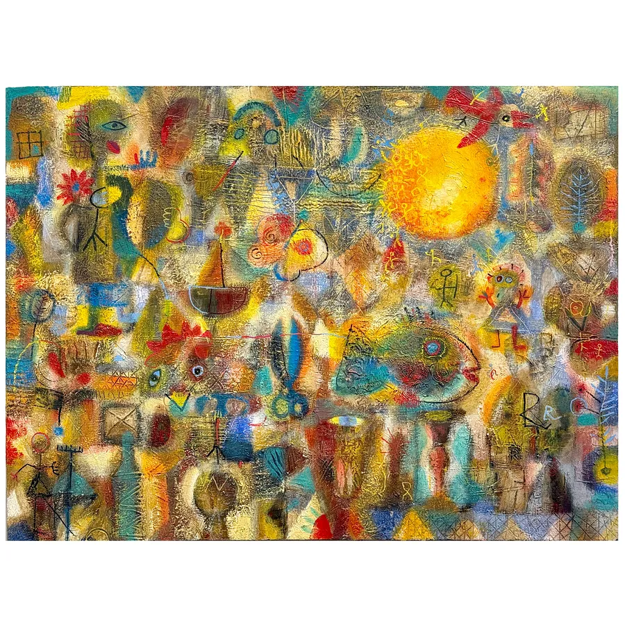 Image of Vacation by Romanyshyn Roman, size: 110 х 150, made of canvas, oil, Painting medium, part of the 51/100 series, priced at $4800