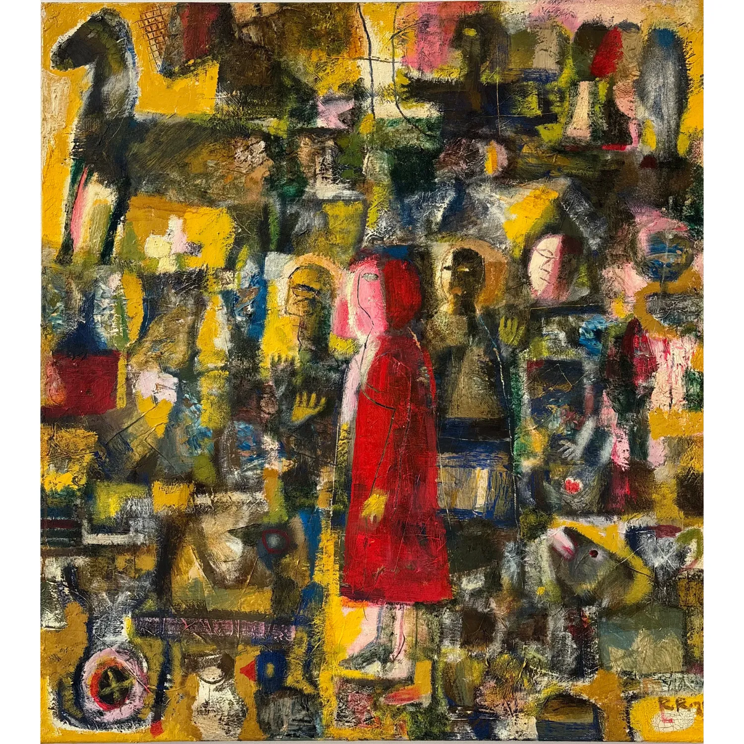 Image of We are all waiting for spring by Romanyshyn Roman, size: 100 х 89 см, made of canvas, oil, Painting medium, priced at $3200