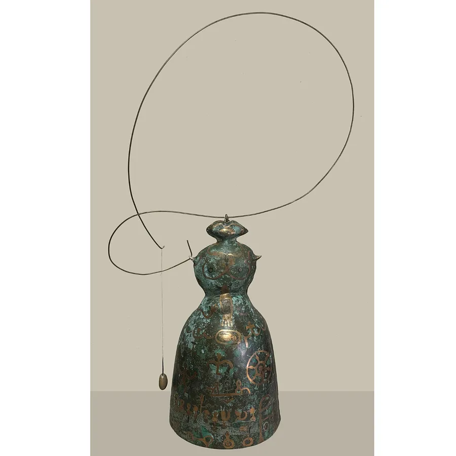 Image of Big mom by Romanyshyn Roman, size: 57 см, made of bronze, Sculpture medium, priced at $7000