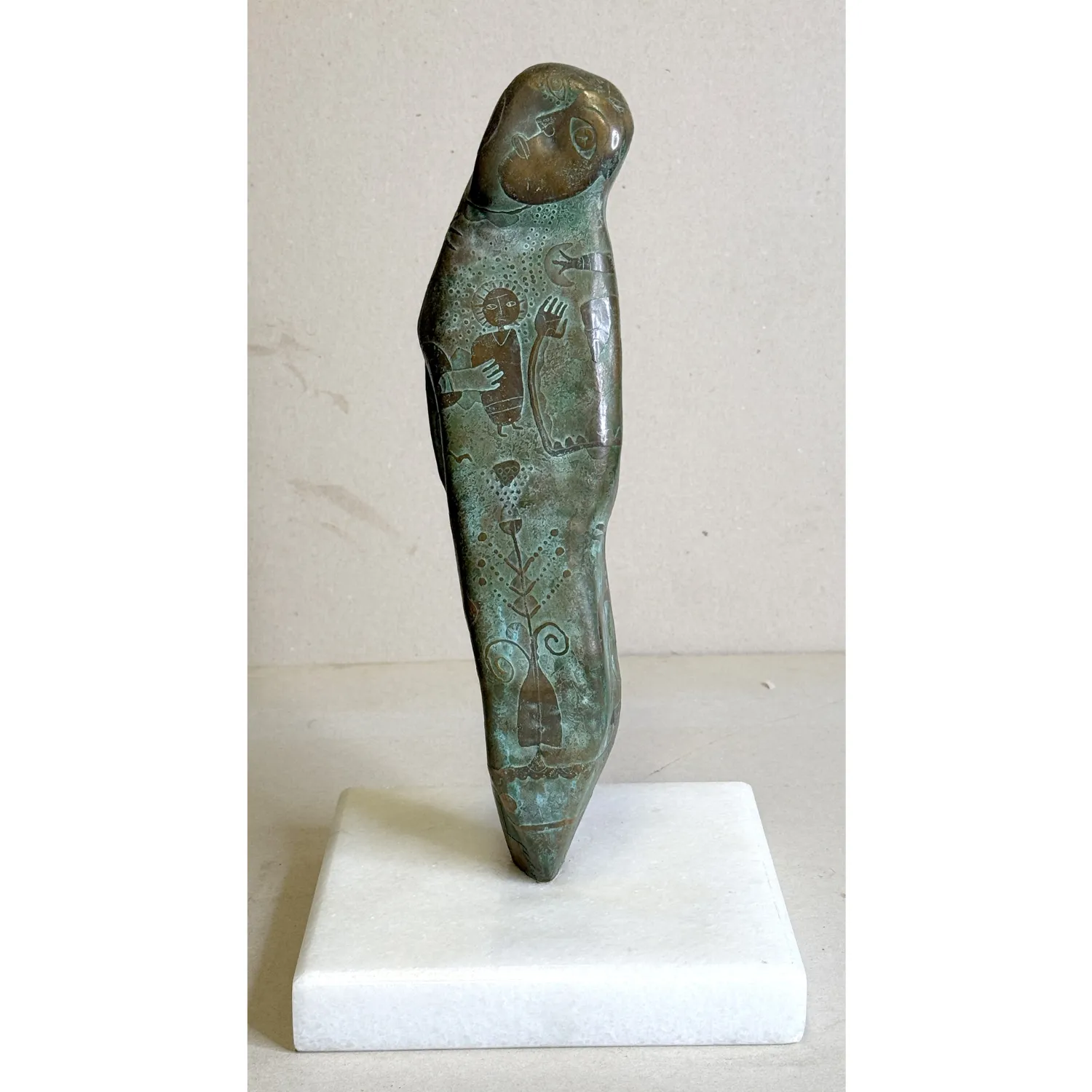 Image of Melancholic by Romanyshyn Roman, size: 30 см, made of bronze, Sculpture medium, priced at $3200