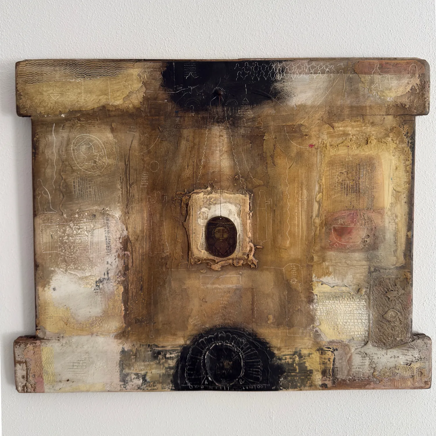 Image of Theatre by Romanyshyn Roman, size: 37 х 48 см, made of wood, gesso, Painting medium, part of the 51/100 series, priced at $1500