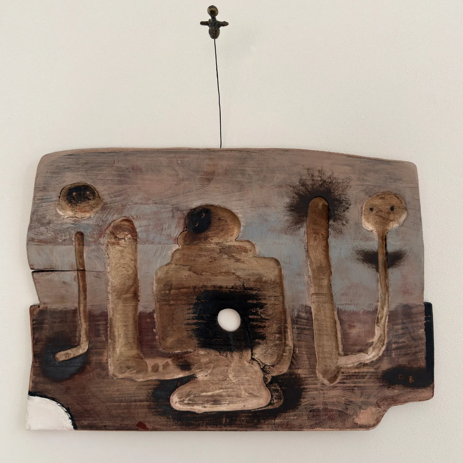 Image of Еpitaph by Romanyshyn Roman, size: 40 х 60 см, made of wood, gesso, Painting medium, priced at $1800