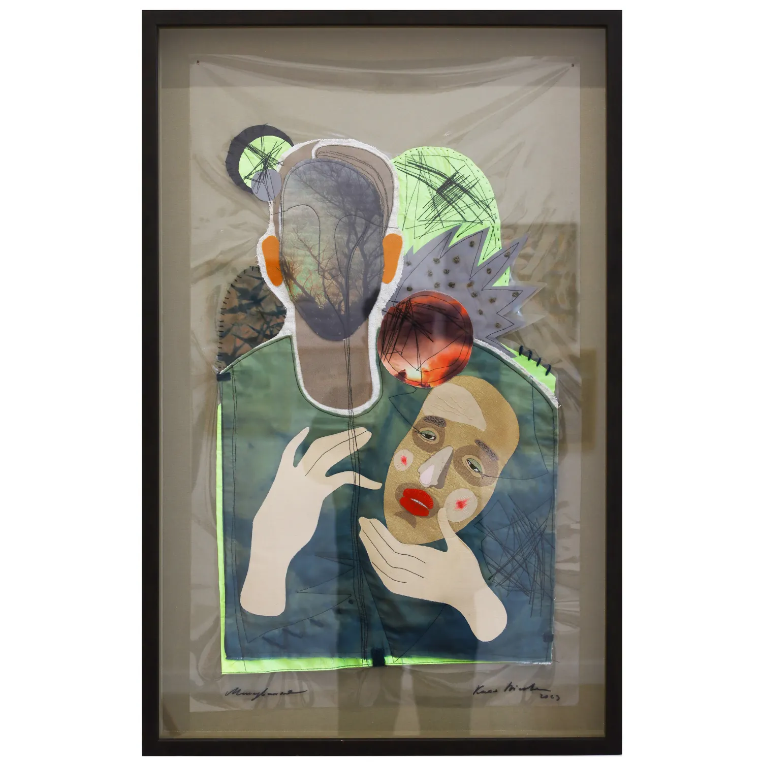 Image of Маскування by Лісова Катерина, size: 90 х 55 см, Textiles medium, priced at $900