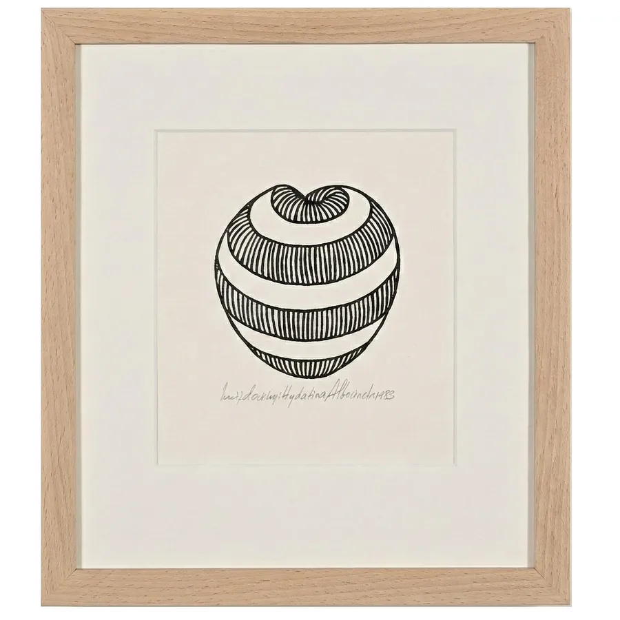 Image of Hydatina Albocinta by Hnizdovsky Jacques , size: 14 х 13 см, Woodcut medium, part of the Unnumbered series, priced at $550