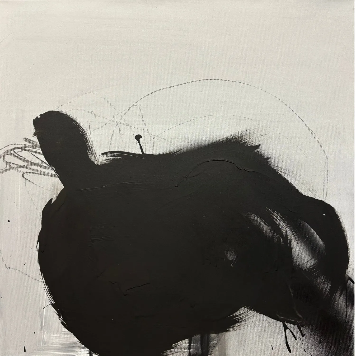 Image of untitled by Henyk, size: 50 х 50 см, made of canvas, acrylic, Painting medium, priced at $500